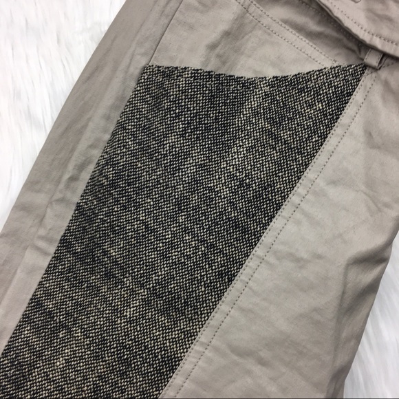 Derek Lam 10 Crosby Faux Leather Tweed Pants - Picture 2 of 5